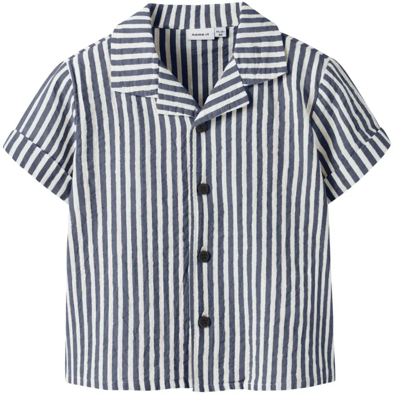 Name It Vintage Indigo Cloud Dancer Nmmfedenis Ss Shirt 1