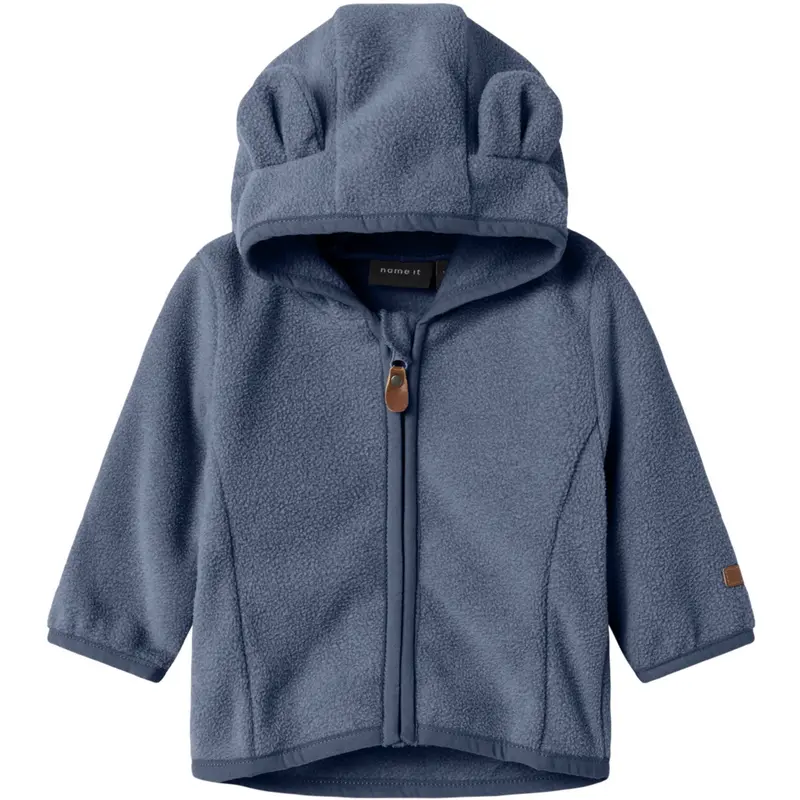 Name It Vintage Indigo Nbnmeeko Fleece Jacket Melange 1