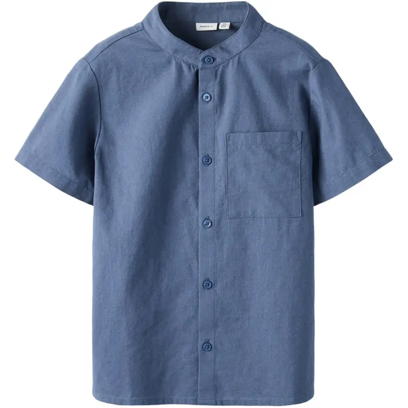 Name It Vintage Indigo Nkmfalinnen Ss Shirt 1