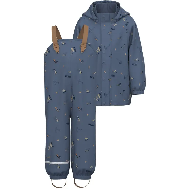 Name It Vintage Indigo Nmmdry10 Rain Set Au Aop Fo 1
