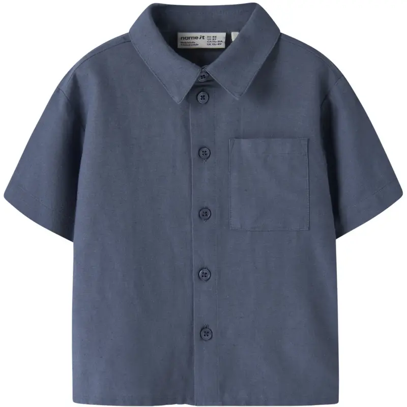 Name It Vintage Indigo Nmmfaher Ss Shirt 1