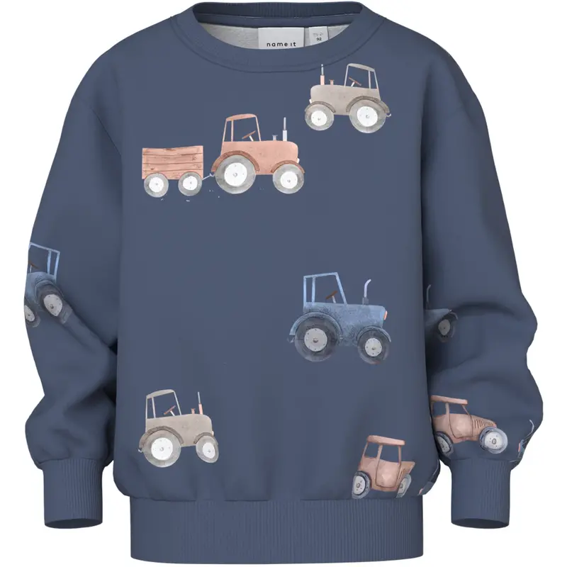 Name It Vintage Indigo Nmmfotractor Ls Nreg Sweat Bru 1