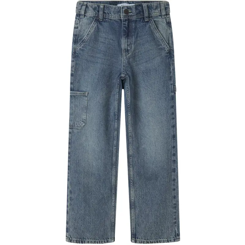 Name It Vintage Medium Blue Denim Nkmryan Straight Carp Jeans 5950-Dm Noos 1