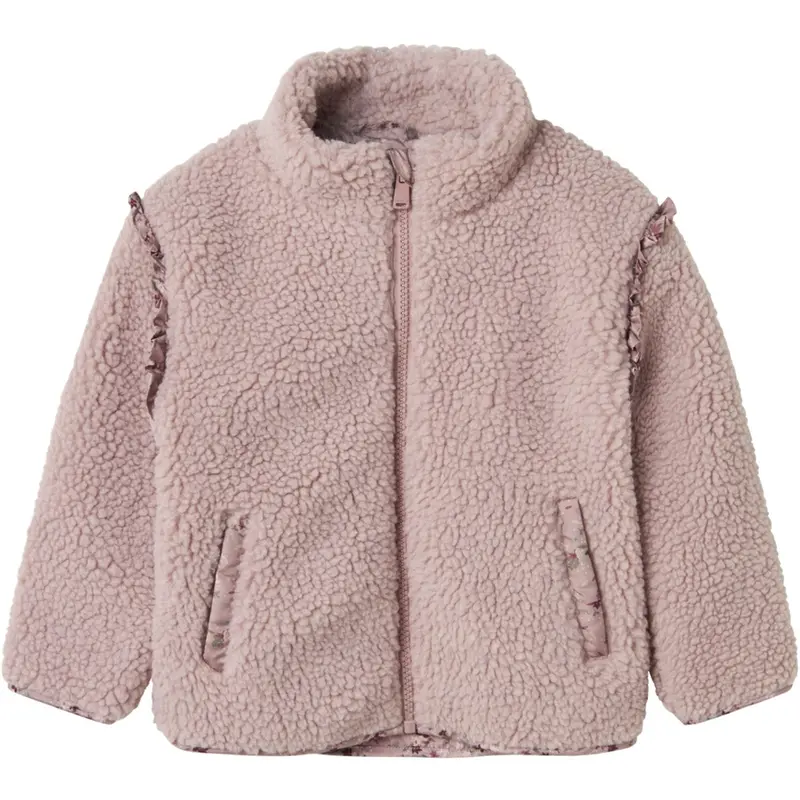Name It Violet Ice Nmfminna Teddy Jacket Aop 1