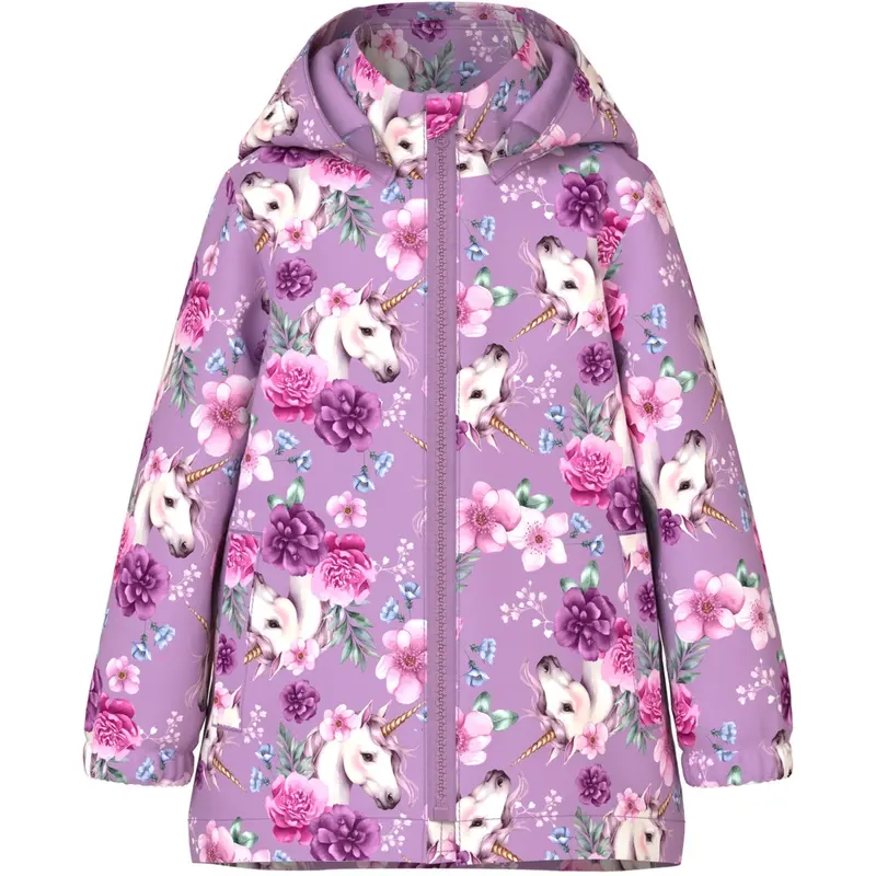 Name It Violet Tulle 5 Floral Unicorn Nmfmaxi Jacket Li Aop Noos 1