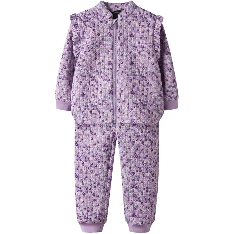 Name It Violet Tulle Nmfmoon Quilted Set Aop 1Fo 1