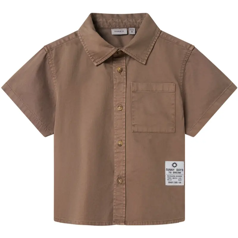 Name It Walnut Hetim Oversize Shirt 1