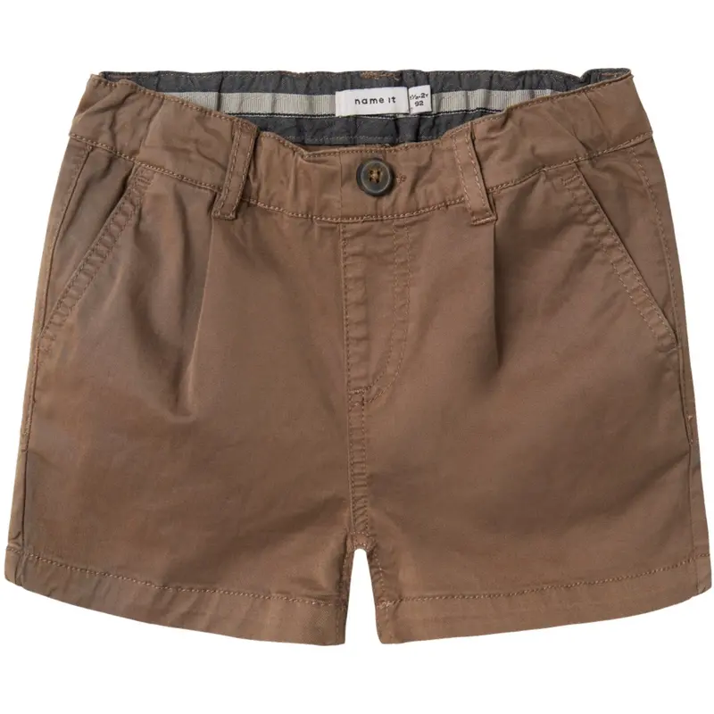 Name It Walnut Ryan Jog Twill Shorts 1