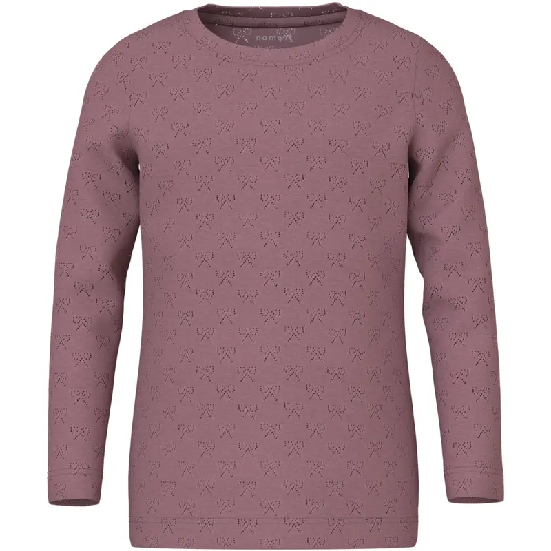 Name It Wistful Mauve Nmfsif Ls Slim Top 1