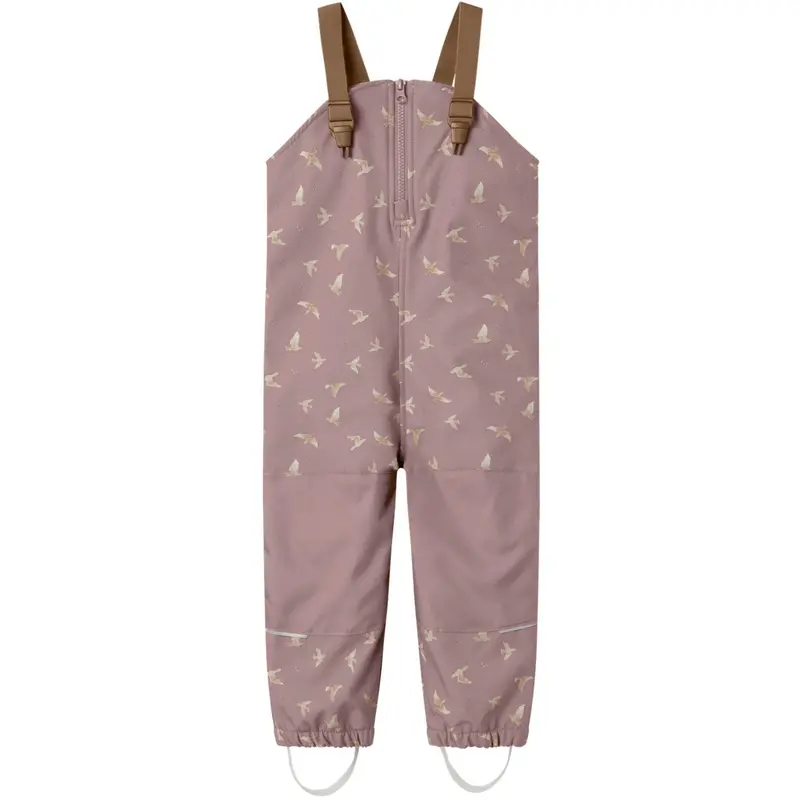 Name It Woodrose Bird Nmfalfa08 Softshell Bib Pant Aop Fo 1