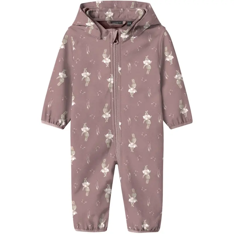 Name It Woodrose Bunny Nbnalfa08 Softshell Suit Aop Fo 1