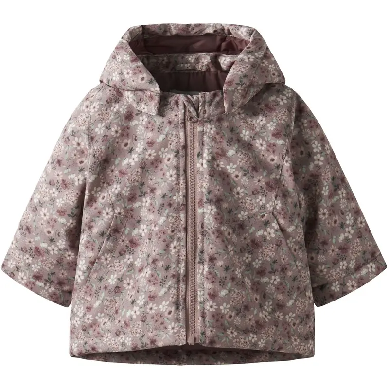 Name It Woodrose Flower Nbfmaxi Pa Jacket Aop 1