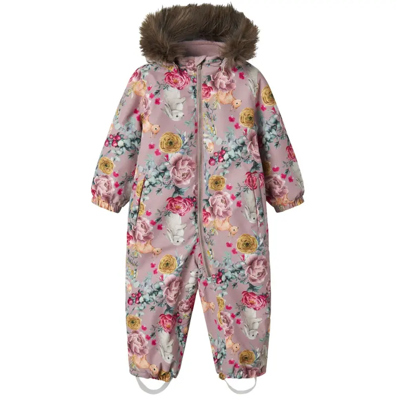 Name It Woodrose Flower Rabbit Nmfsnow10 Suit Aop Fo Noos 1