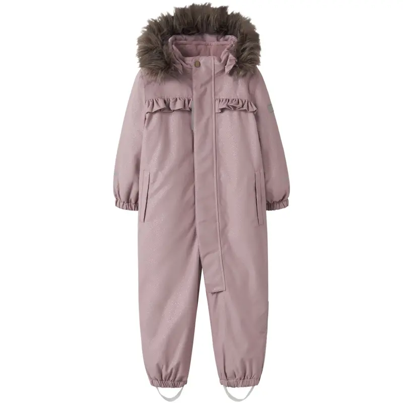 Name It Woodrose Nmfsnow10 Suit Frill Glitter Fo 1
