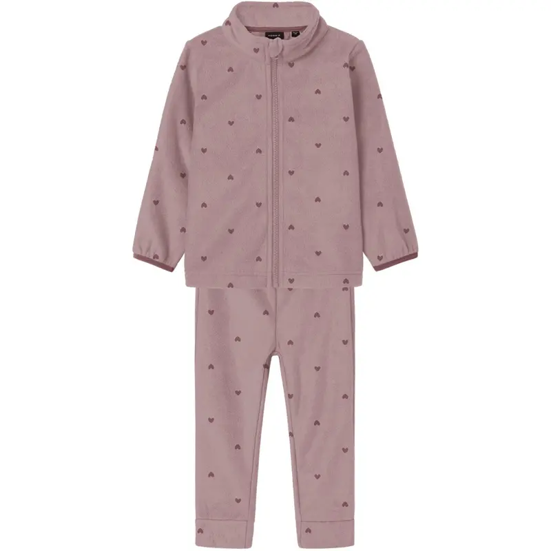 Name It Woodrose Nmnspektra Fleece Set Aop Fo 1
