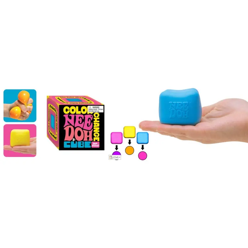 Needoh Color Change Cube 3 Asst. Cdu 1