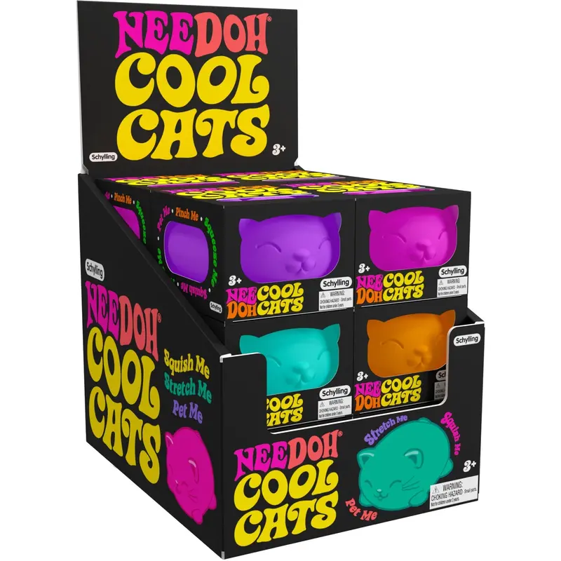 Needoh Cool Cats 4 Asst. Cdu 1