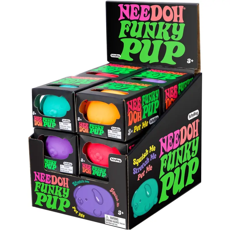 Needoh Funky Pup 4 Asst. Cdu 1