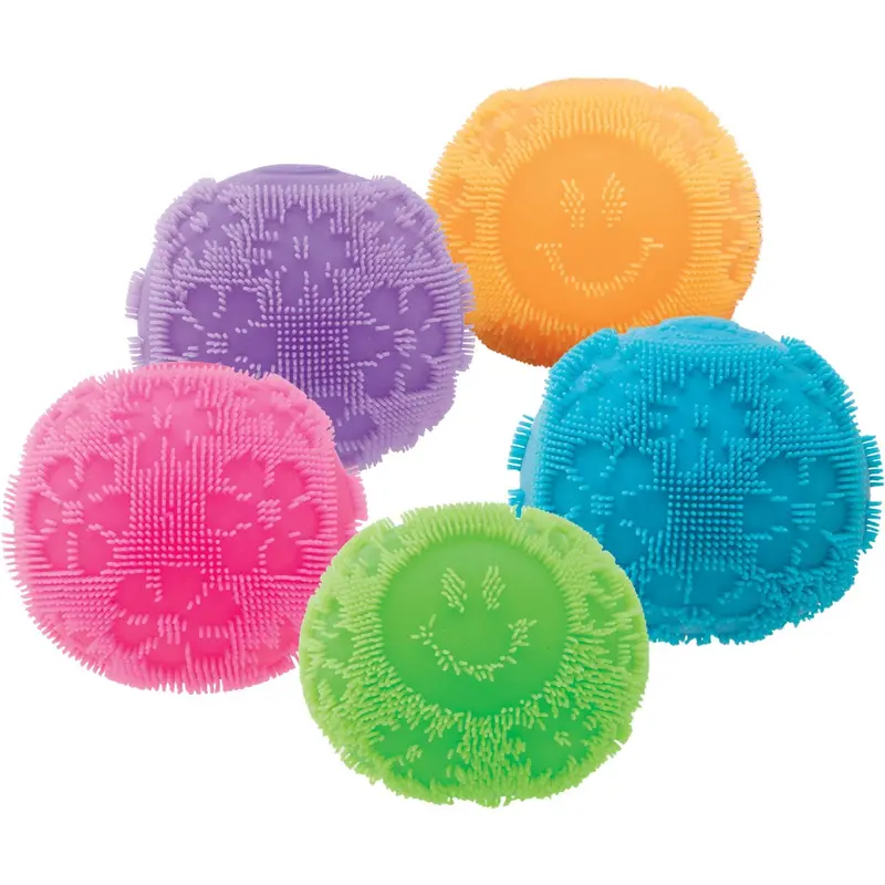 Needoh Fuzz Ball Flower Power 5 Asst. Cdu 1