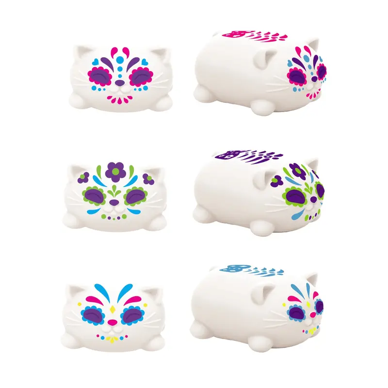 Needoh Sugar Skull Cats 3 Asst. Cdu 1