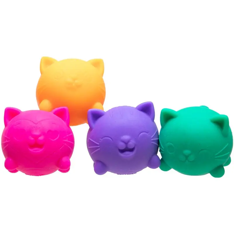 Needoh Teenie Cool Cats 4 -Pack Cdu 1