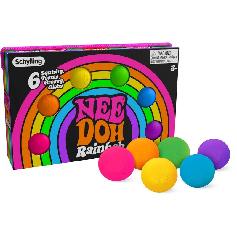 Needoh Teenie Rainbow 6-Pack 1