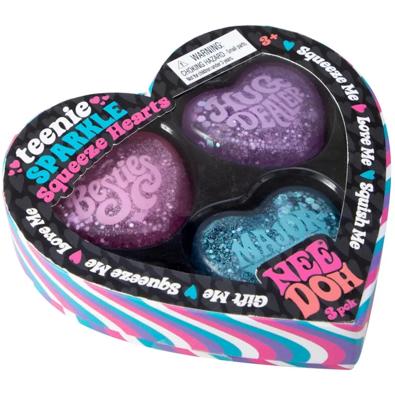 Needoh Teenie Sparkle Hearts 1