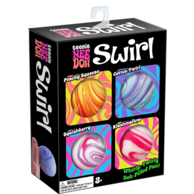 Needoh Teenie Swirl 4 -Pack Cdu 1