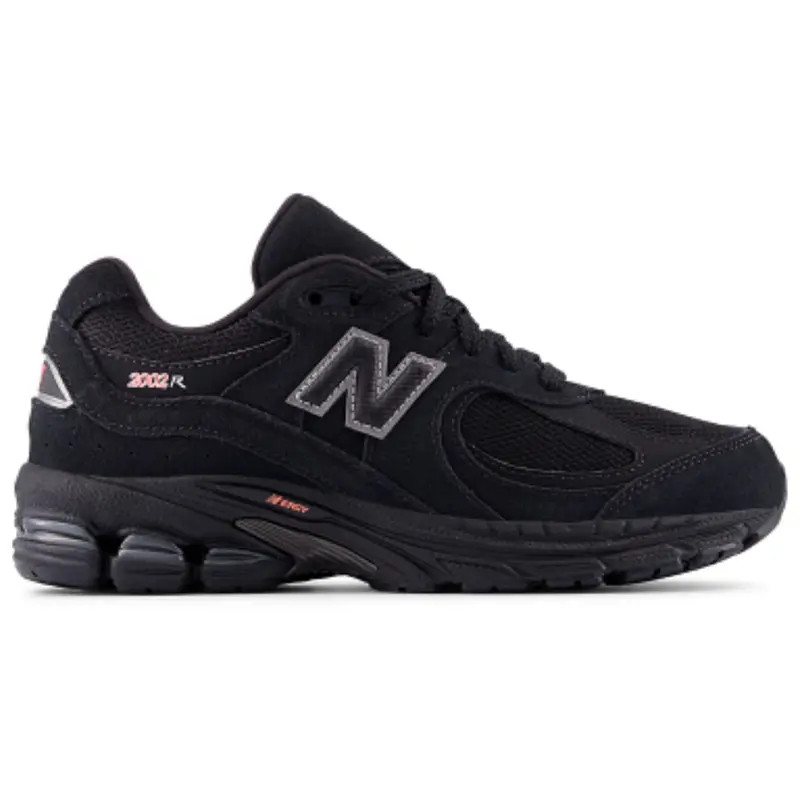 New Balance Black 2002 Kids Lace Sneakers 1
