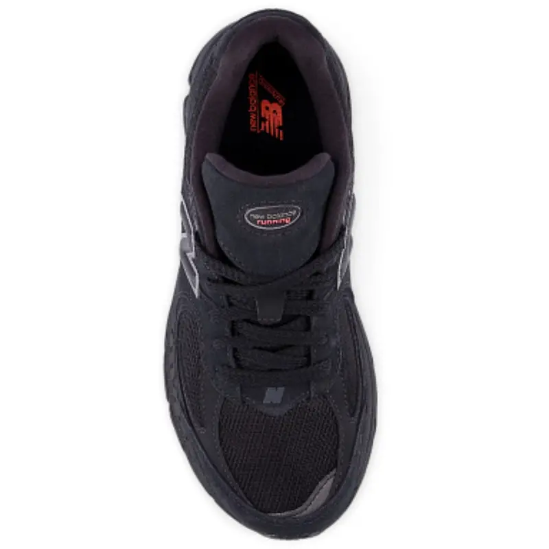 New Balance Black 2002 Kids Lace Sneakers 3