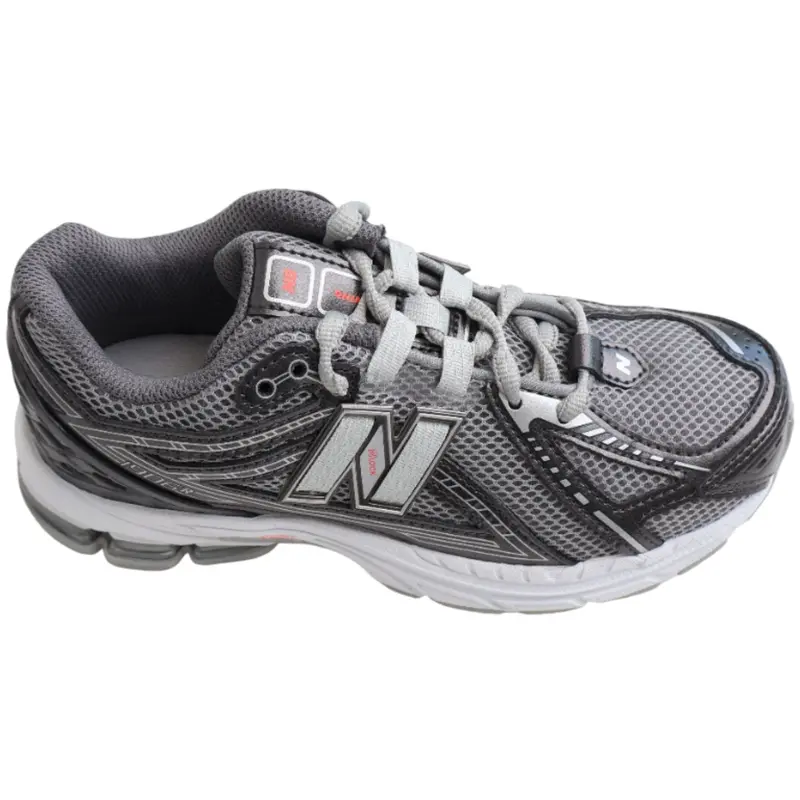 New Balance Black Metallic 1906 Kids Lace Sneakers 1