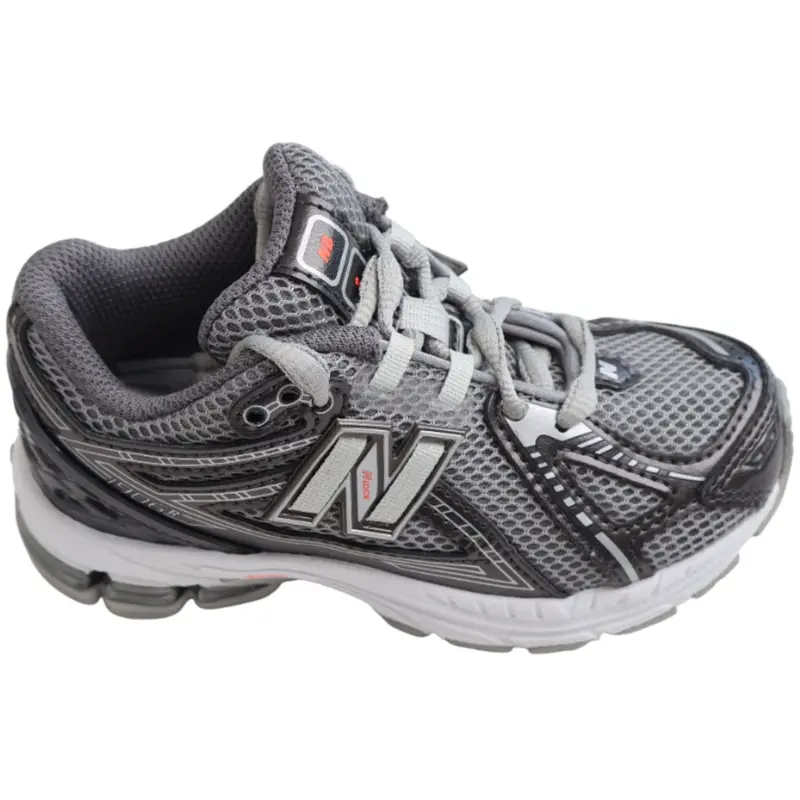 New Balance Black Metallic 1906 Kids Lace Sneakers 1