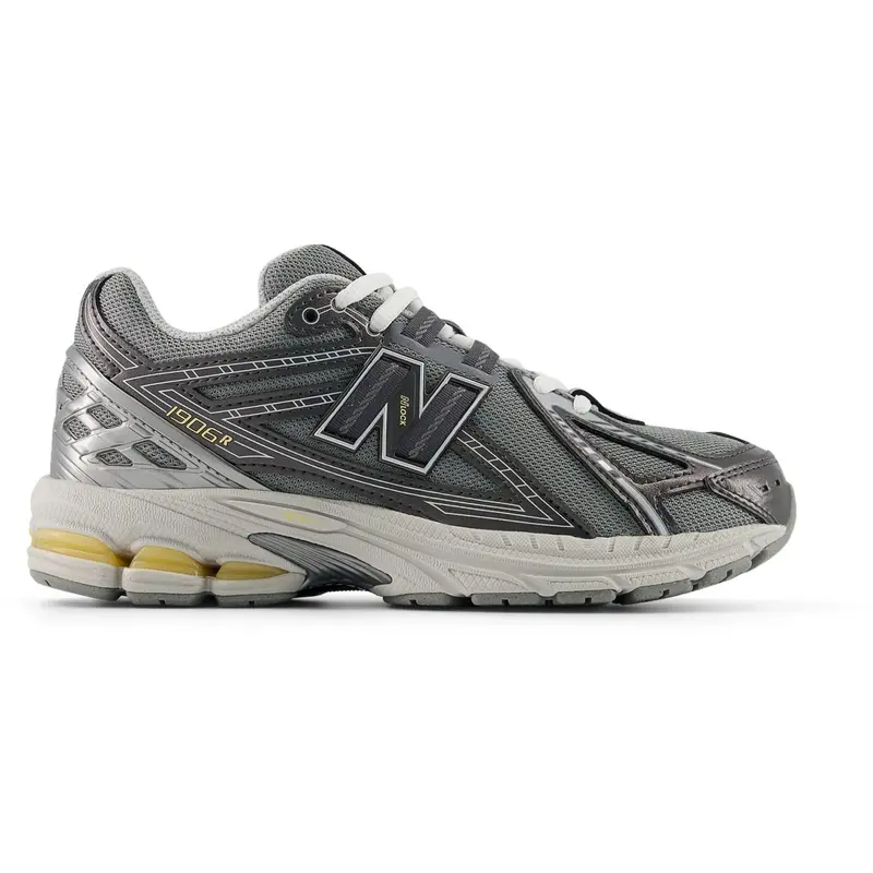 New Balance Dark Silver Metallic New Balance 1906 Kids Lace 1