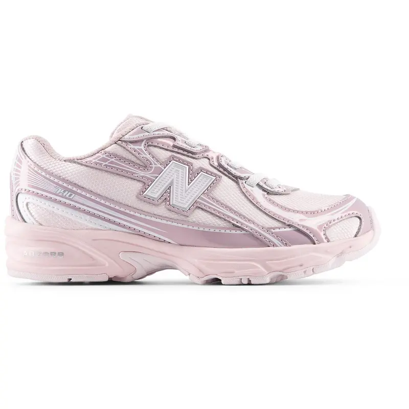 New Balance Pink Salt New Balance 740 Kids Bungee Lace 1