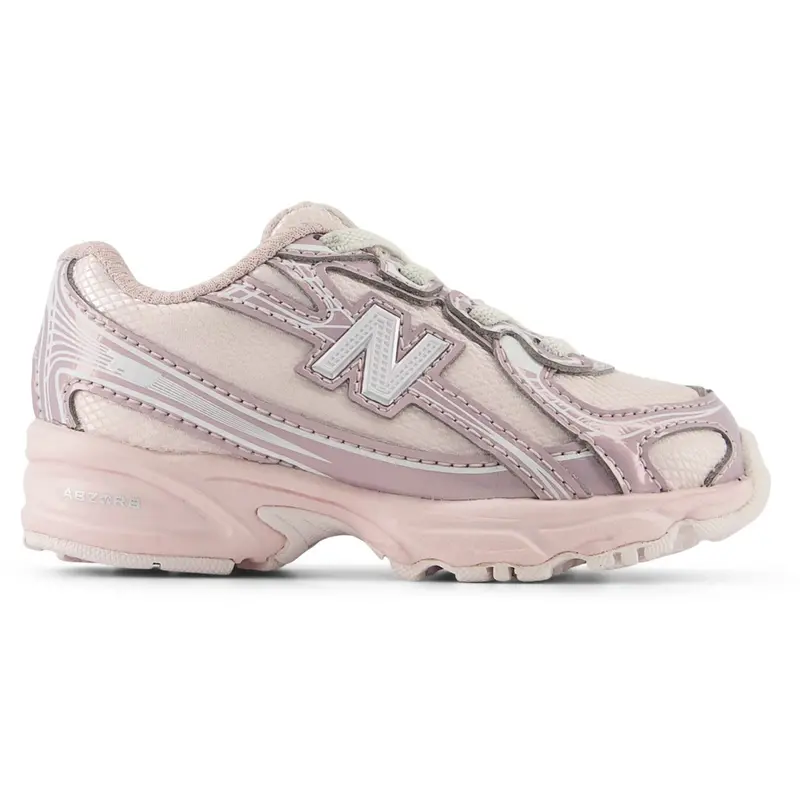 New Balance Pink Salt New Balance 740 Kids Bungee Lace 1
