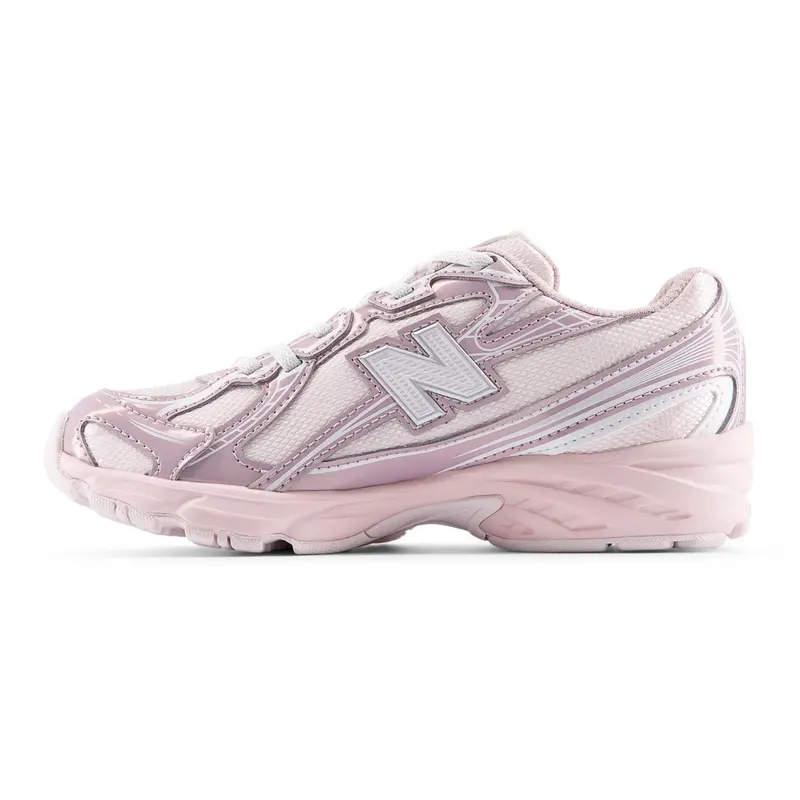 New Balance Pink Salt New Balance 740 Kids Bungee Lace 3