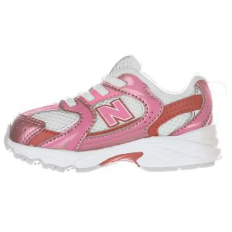 New Balance Pink Satin New Balance 530 Kids Bungee Lace 2