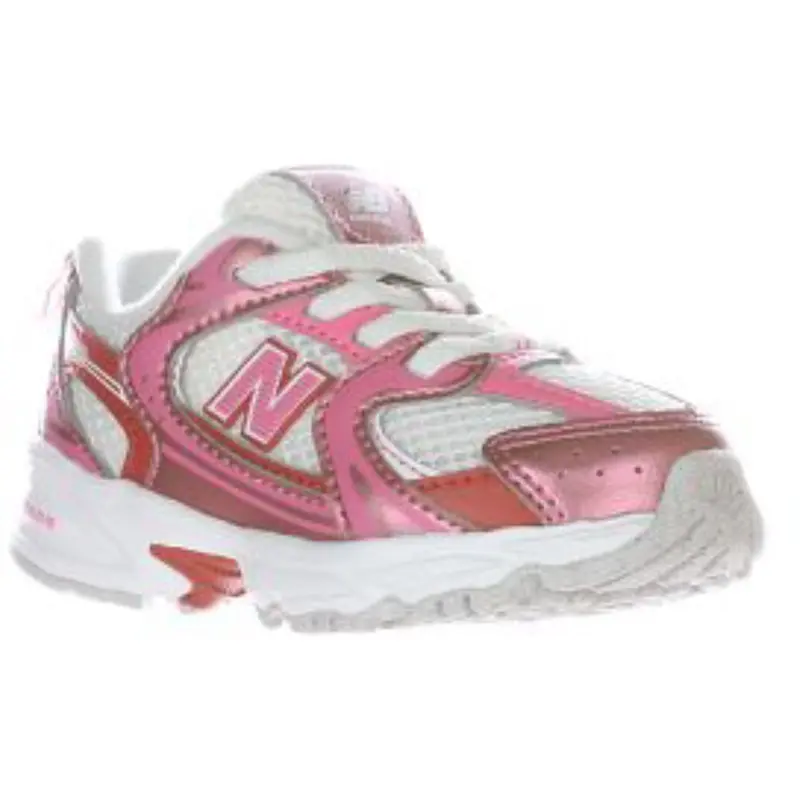 New Balance Pink Satin New Balance 530 Kids Bungee Lace 4