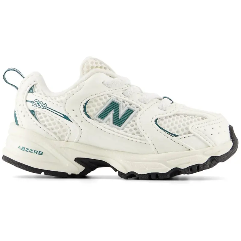 New Balance Sea Salt 530 Kids Bungee Lace Sneakers 1