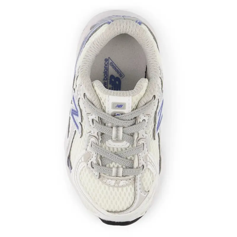 New Balance White New Balance 740 Kids Bungee Lace 4
