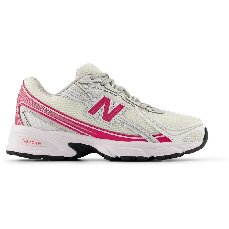 New Balance White New Balance 740 Kids Lace 1