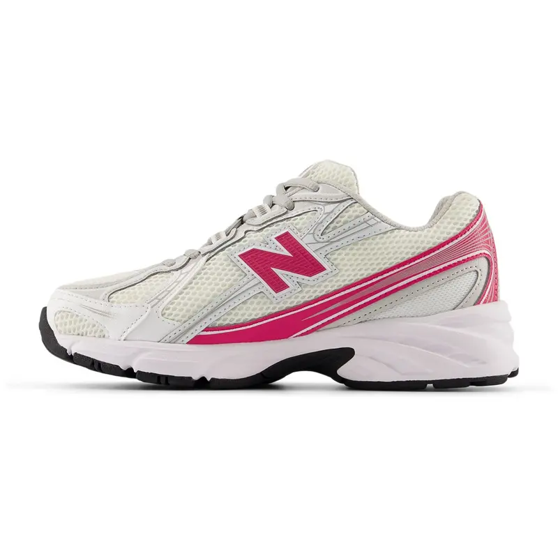 New Balance White New Balance 740 Kids Lace 2