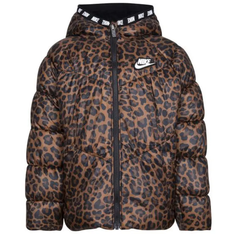 Nike Archaeo Brown Chevron Printed Puffer Jacket 1
