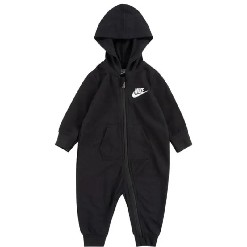 Nike Black Baby French Terry Futura Coverall 1