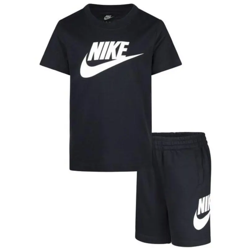 Nike Black Club Tee & Shorts Set 1