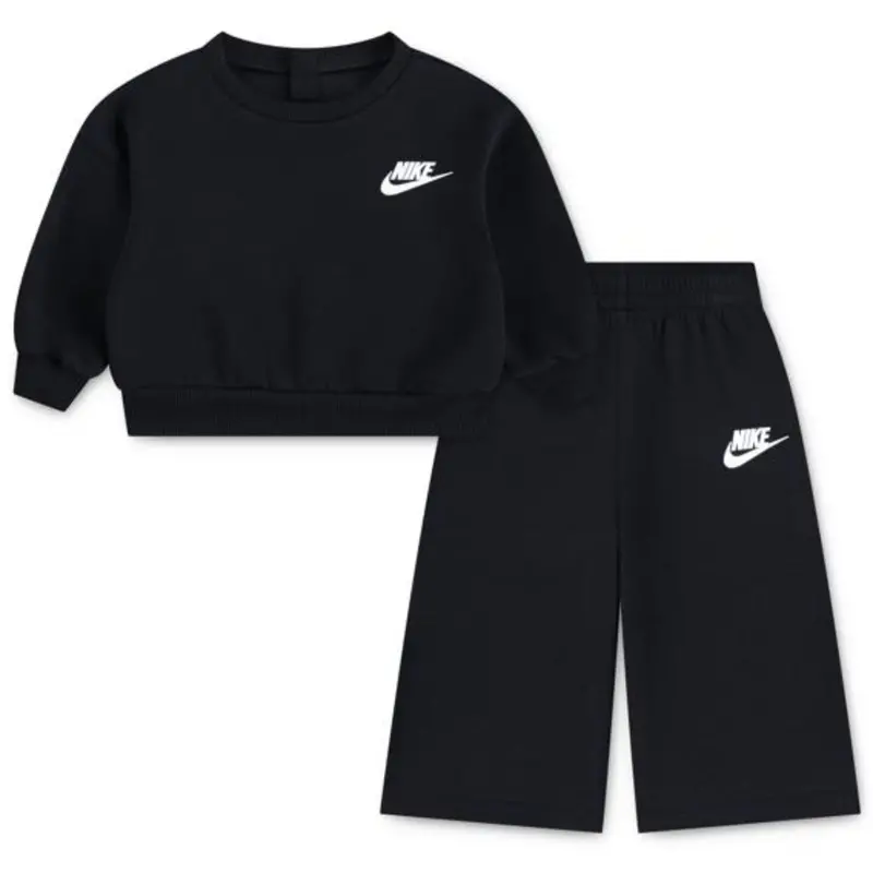 Nike Black Crew Wide Leg Pant Set 1