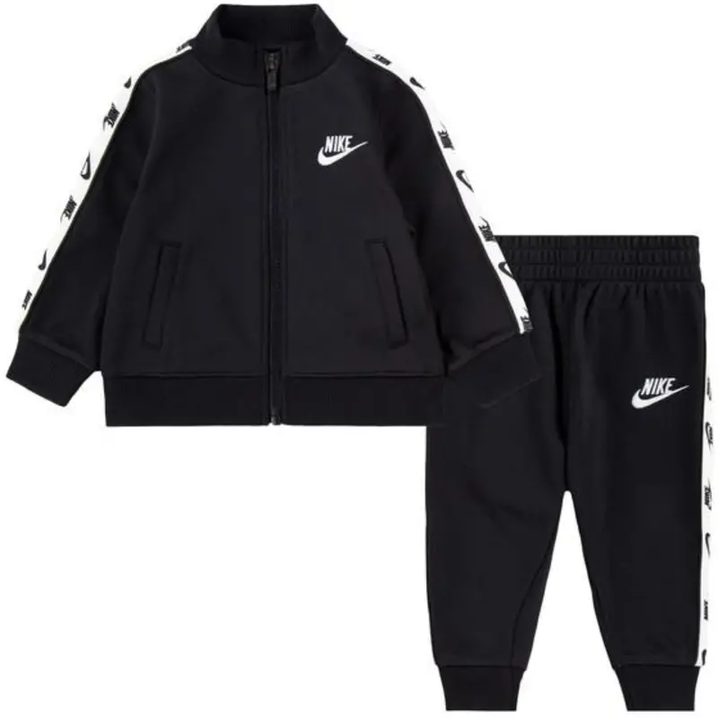 Nike Black Full Zip Set With Logo Tap 1