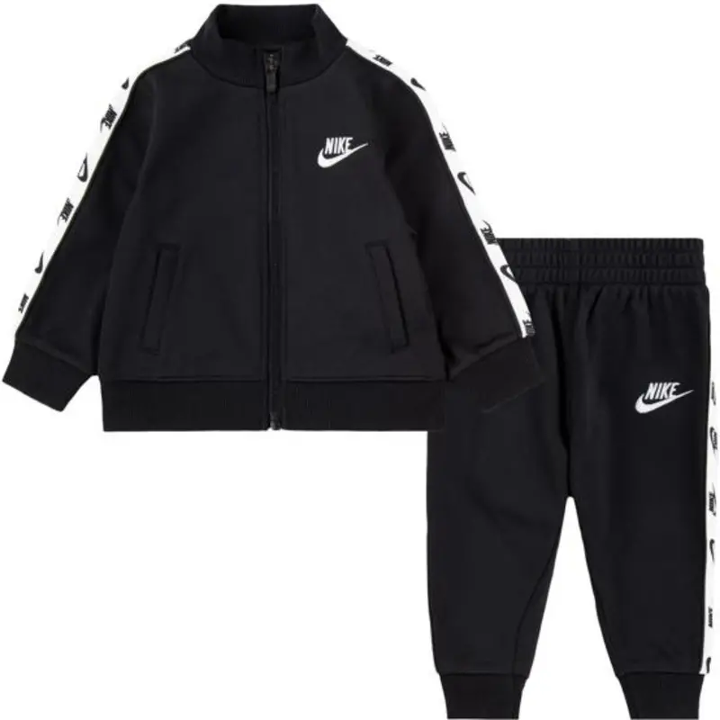 Nike Black Full Zip Set With Logo Tap 1