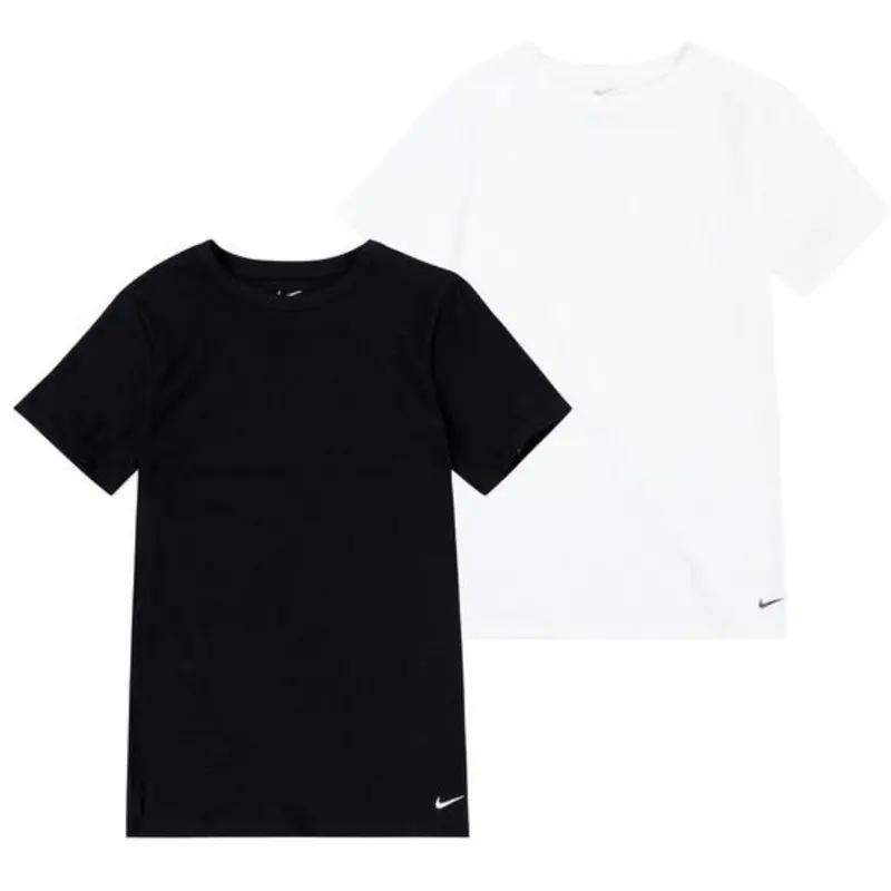 Nike Black/White Boys 2-Pack Crew Undershirt 1