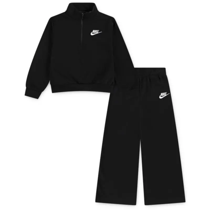 Nike Black Wide Leg Club Fleece Set 1